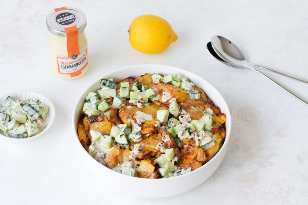 Smashed Potato Salad - Passion Meets Creativity